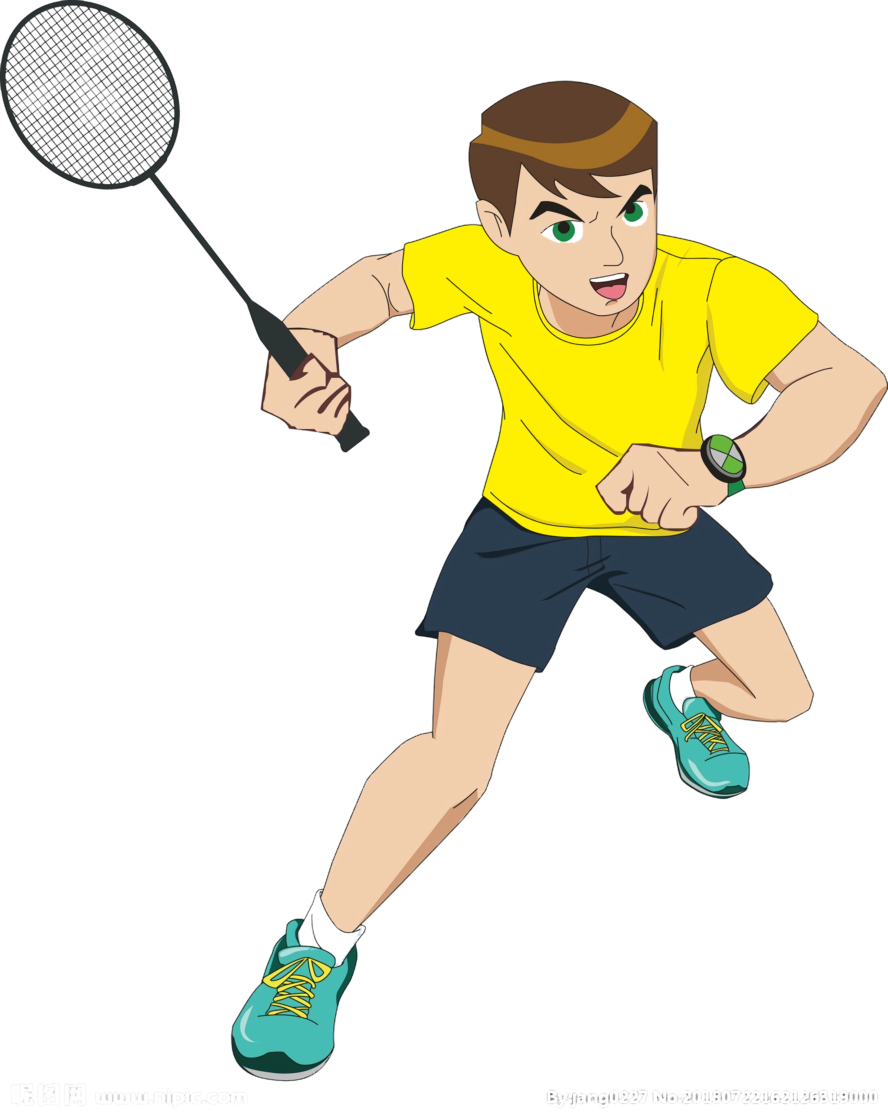Badmintonspel