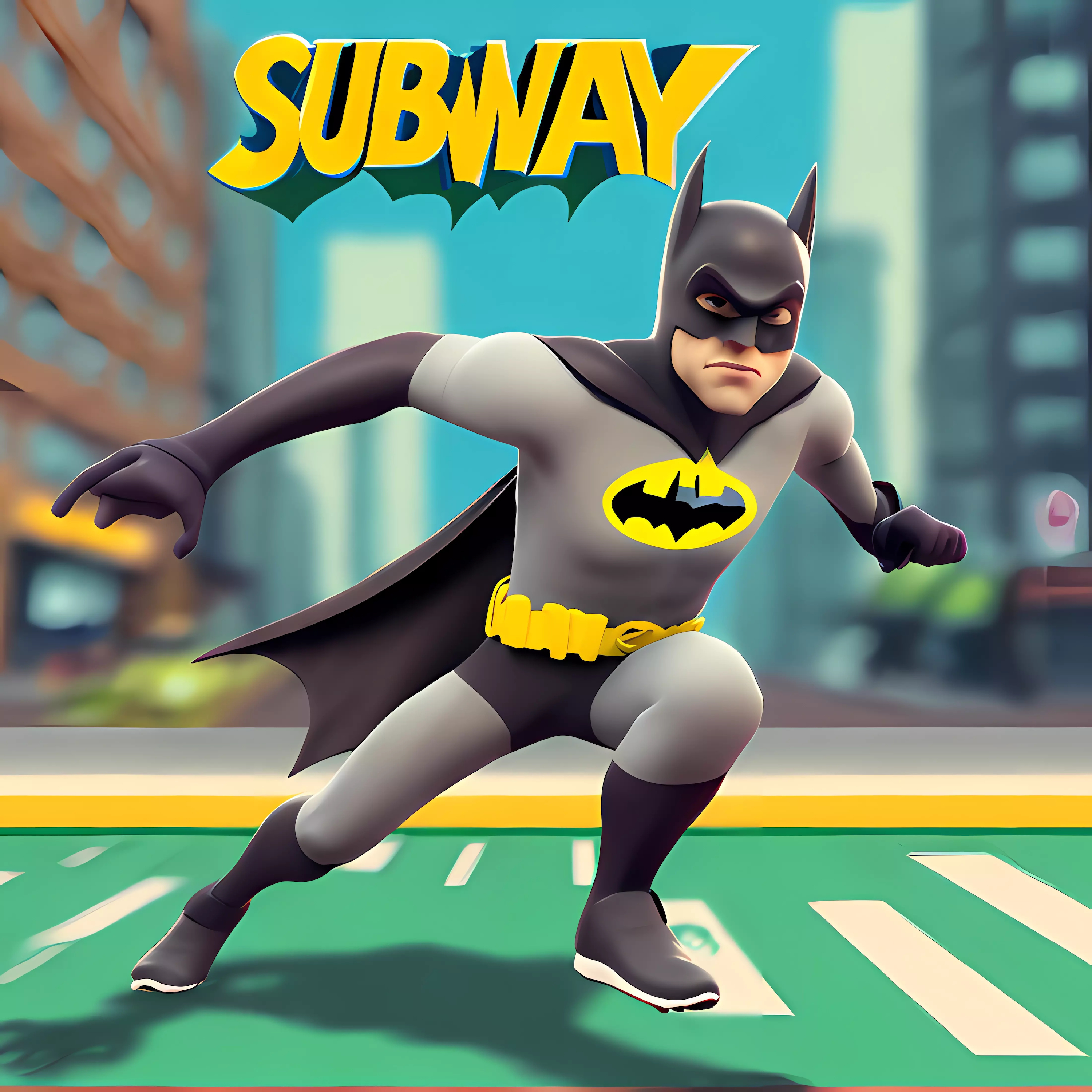 Subway Batman Runner