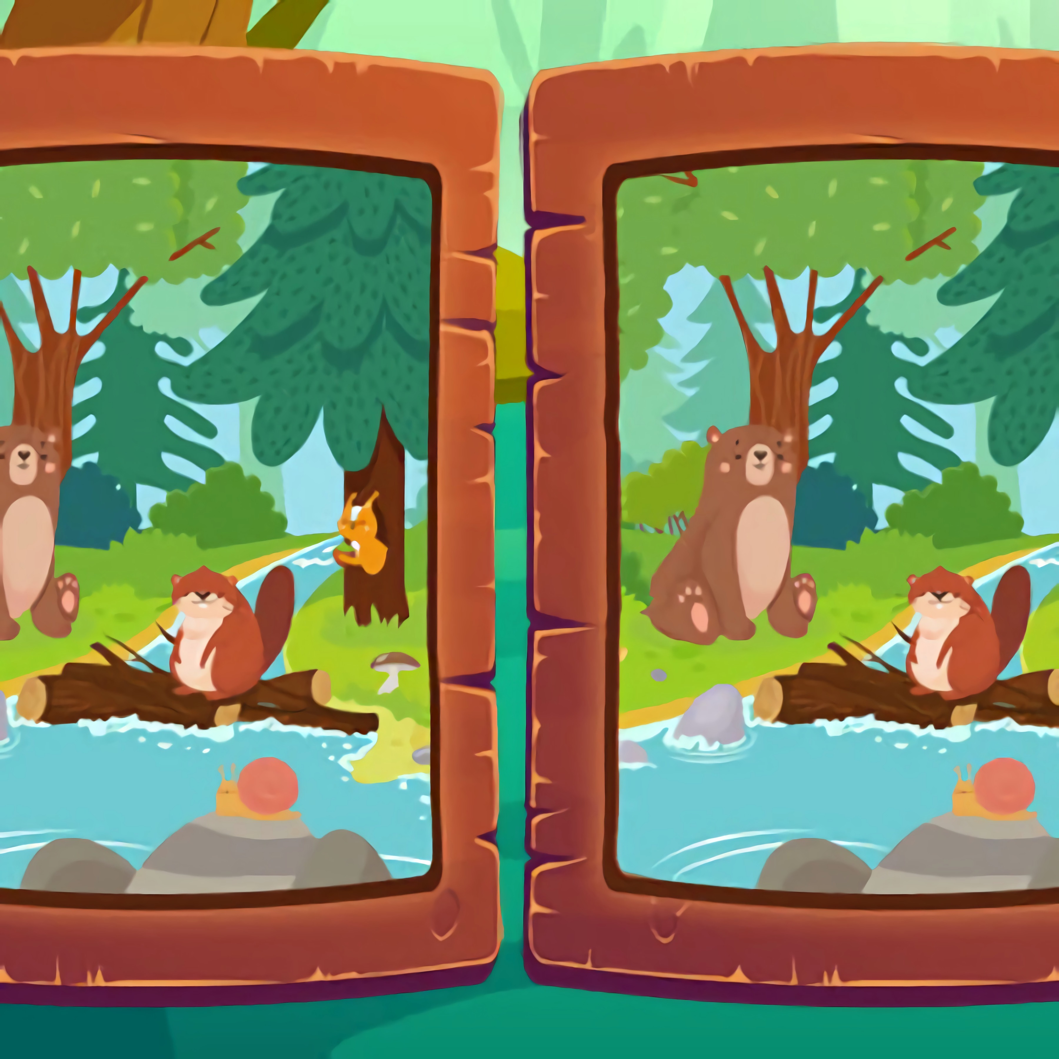 Spot the Difference Animals