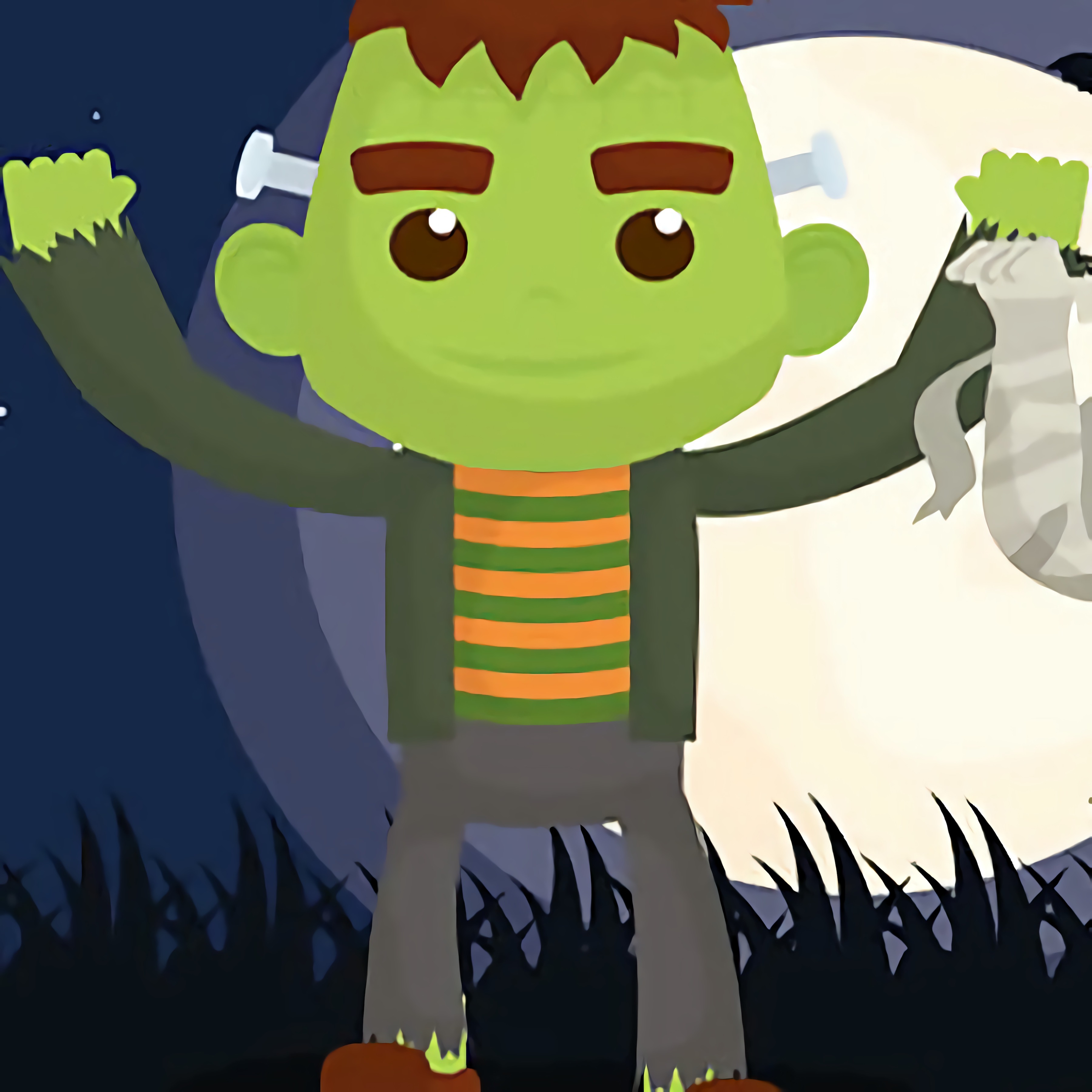 Vampires and Frankenstein Coloring