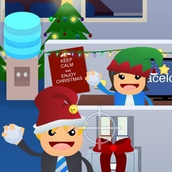 Snowball Office Fight