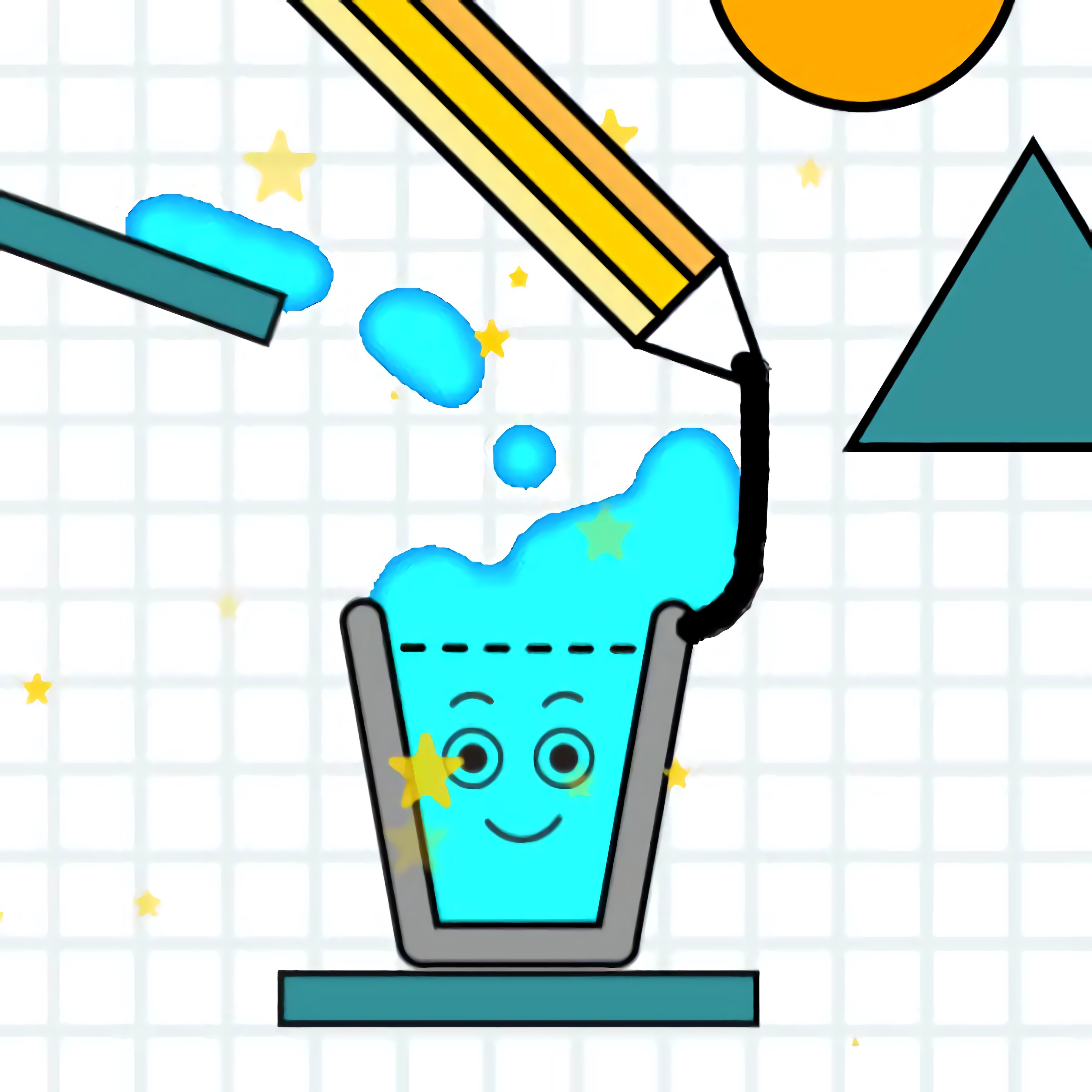 Happy Filled Glass