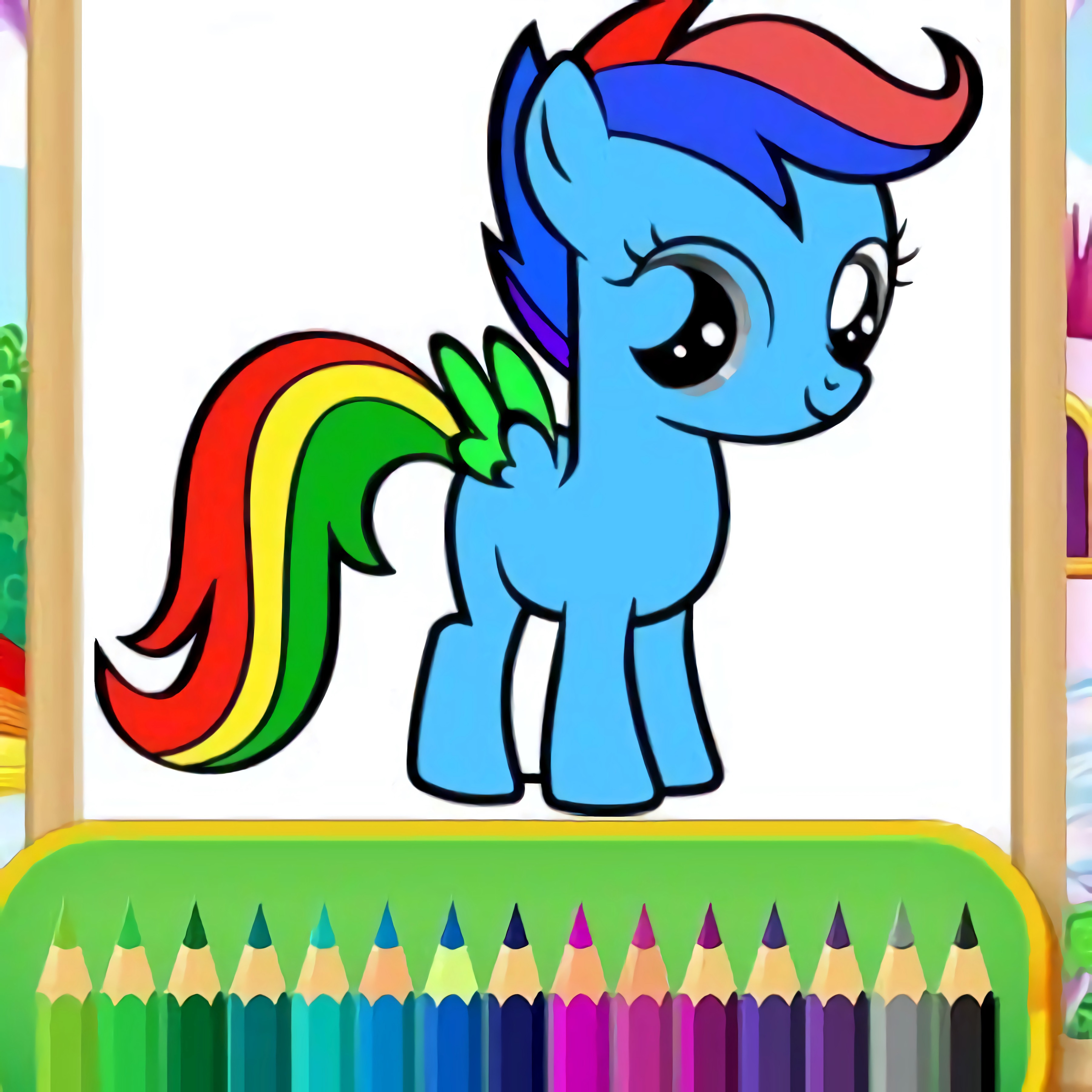 Wonder Pony Coloring