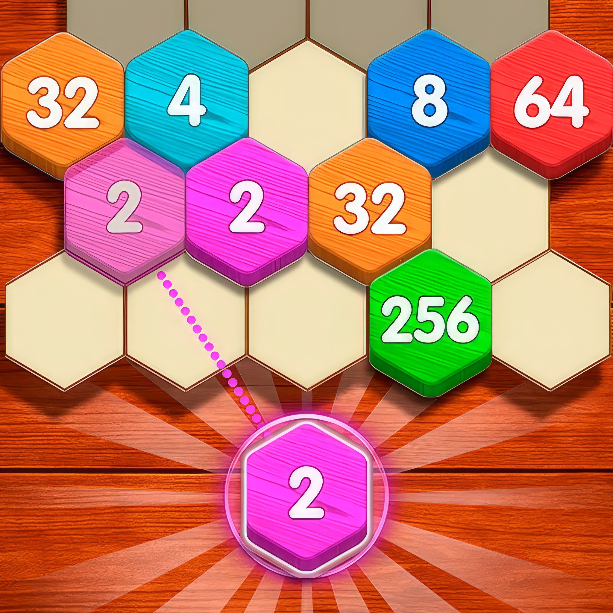  Shoot 2048 Hexa