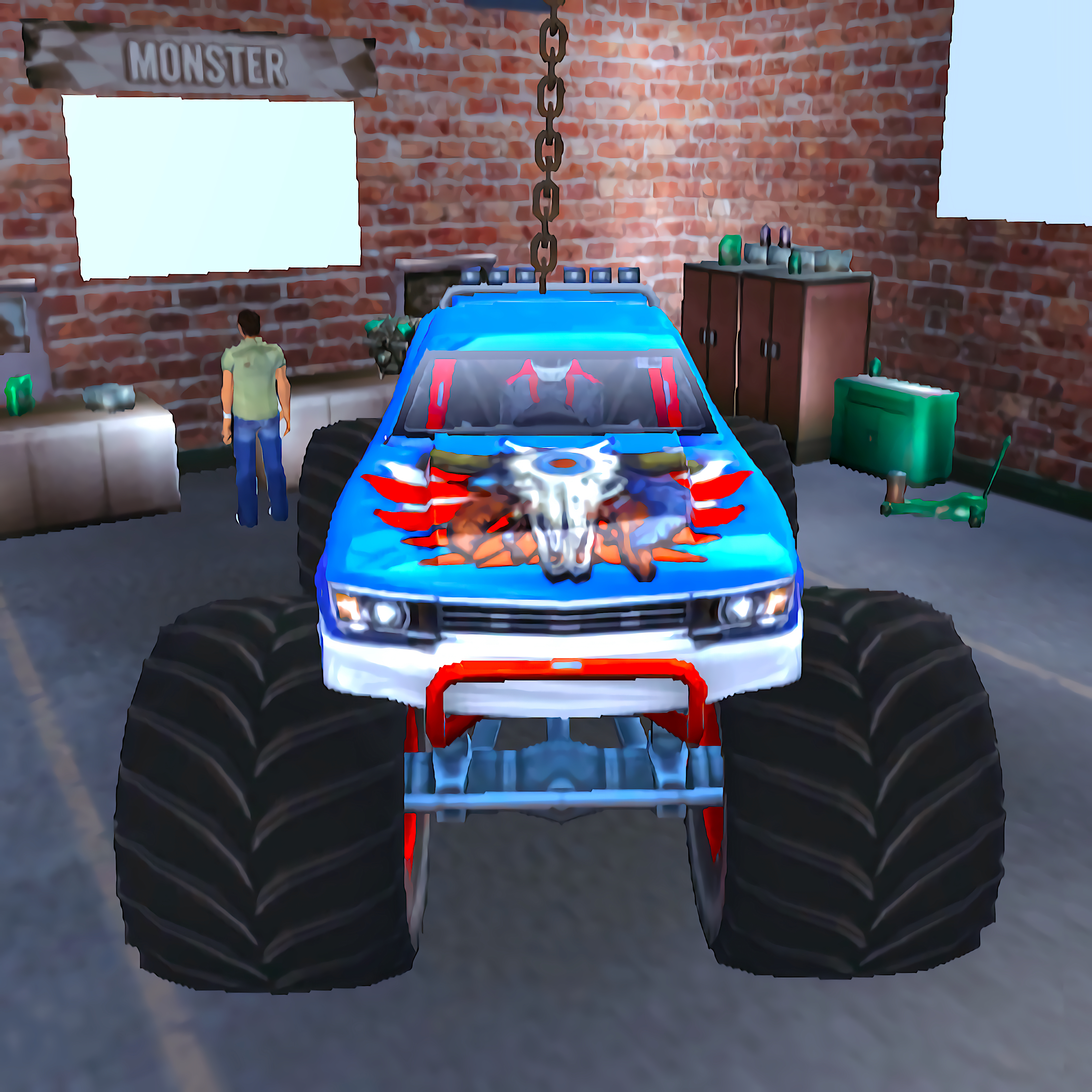 Monster Truck Tricky Stunt Race