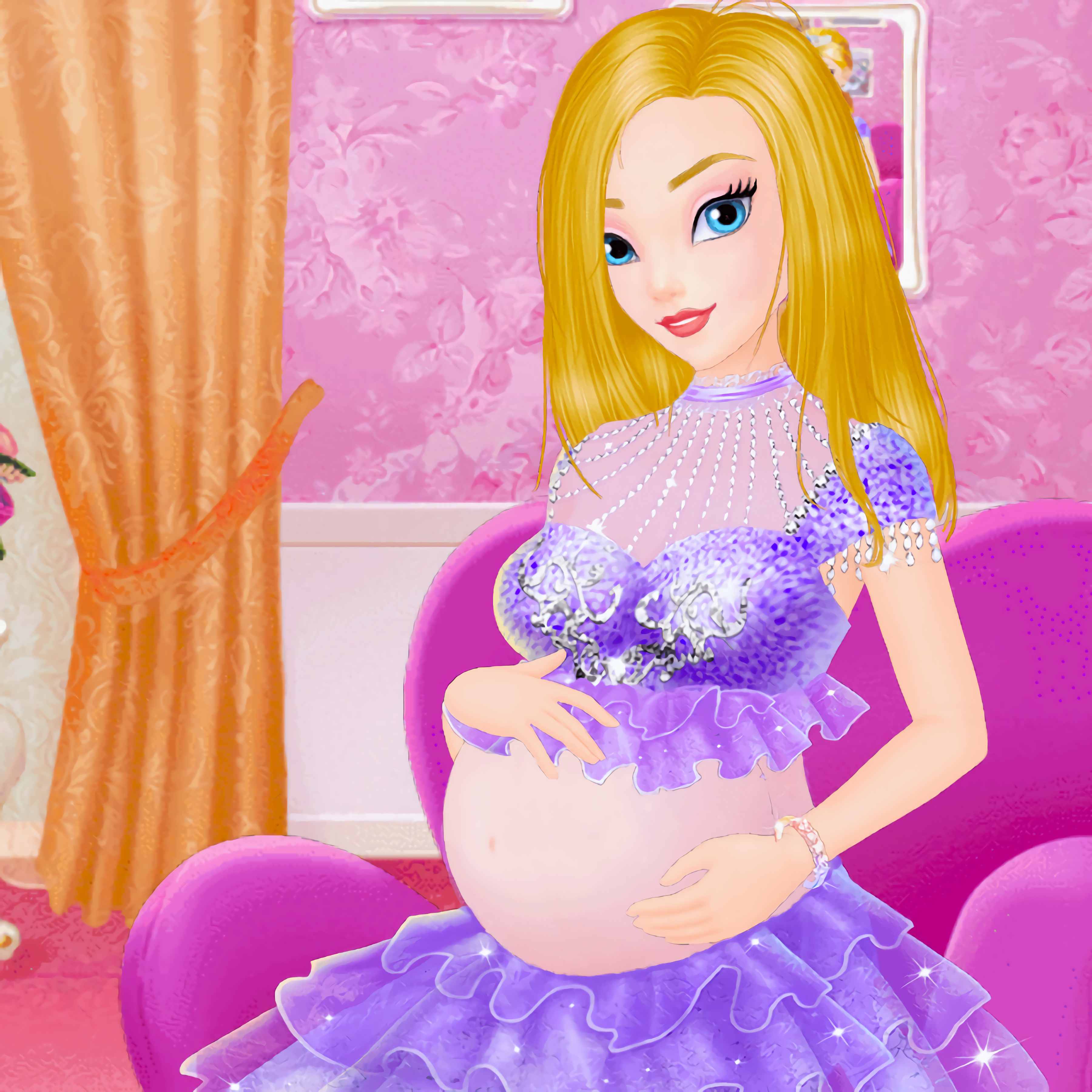Pregnant Princess Caring