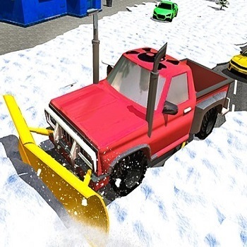 Snow Plow Jeep Simulator 3D