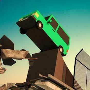 Broken Bridge Car Driving