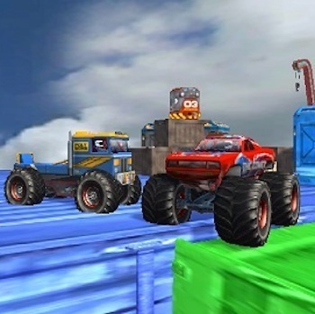 Monster Truck Stunts Sky Driving