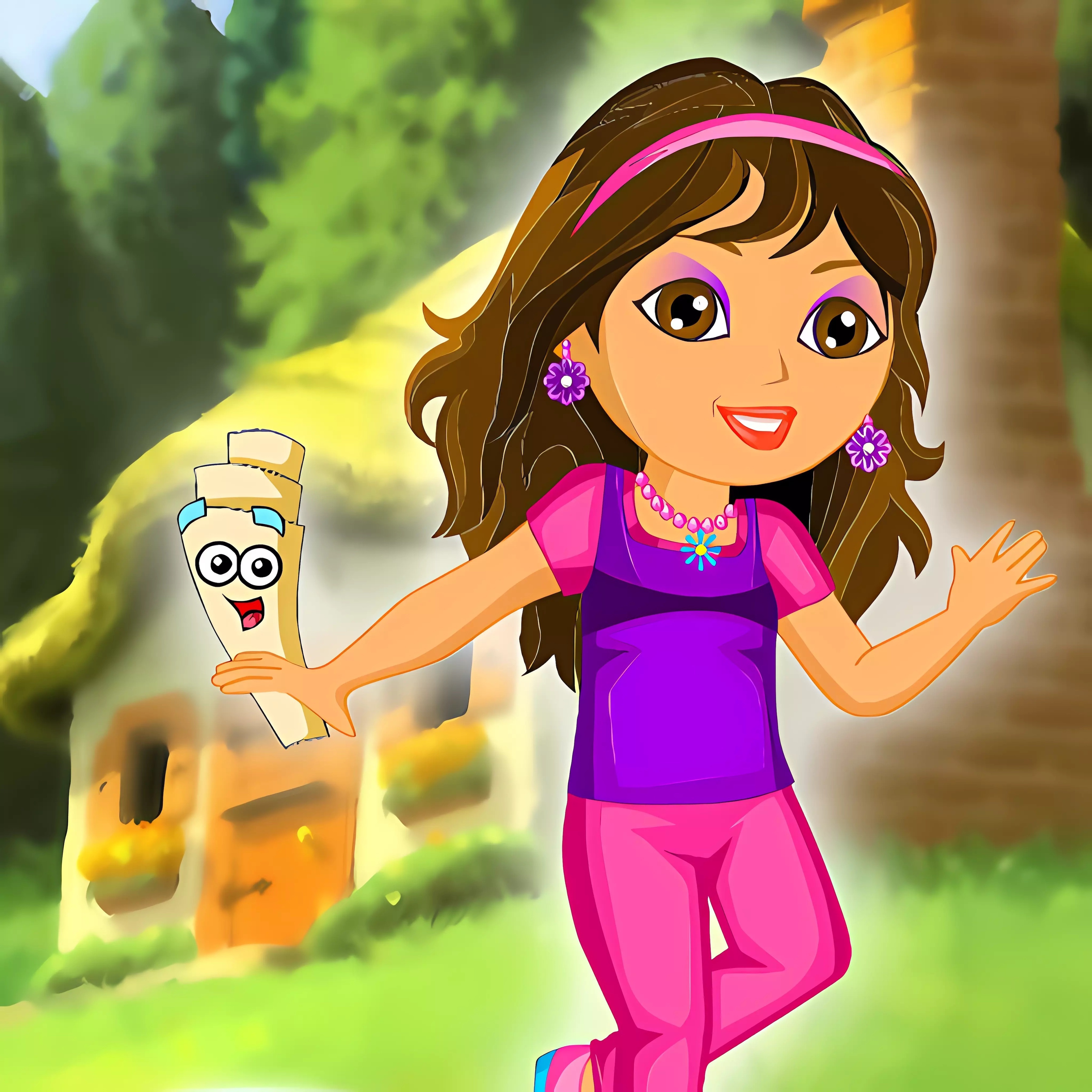 Dora In The Garden